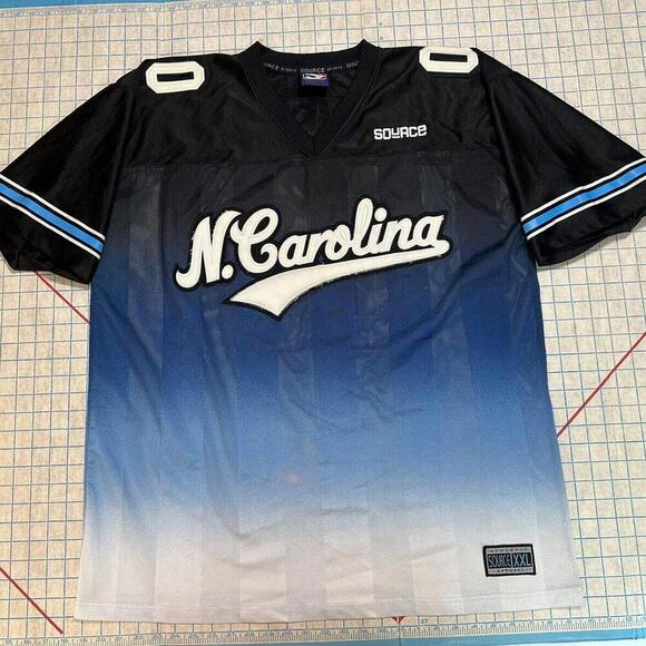 Source Sports T Shirt Jersey XXL NCAA Football North Carolina Vintage Y2K - Picture 1 of 15